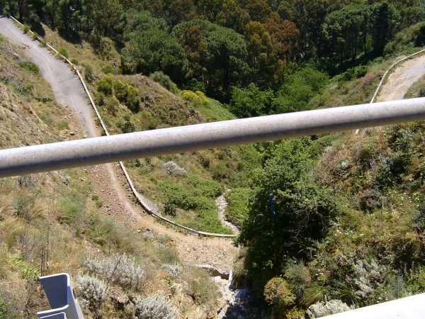 viaggio in risciò - statale vecchia vista dalla statale nuova 106
