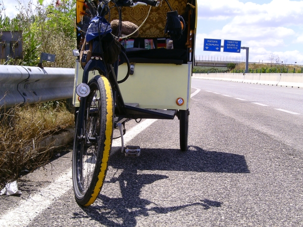 viaggio in risciò - ss.96 per Bari
