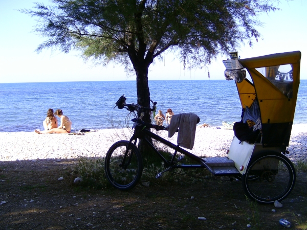 viaggio in risciò - Molfetta, prima cala
