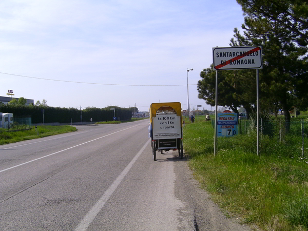 via Emilia, Sant'Arcangelo di Romagna